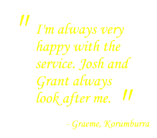 Customer testimonials